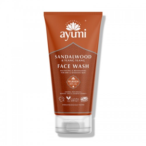 Βιολογικό Καθαριστικό Προσώπου με Σανδαλόξυλο & Υλάνγκ Υλάνγκ 150ml Ayumi   