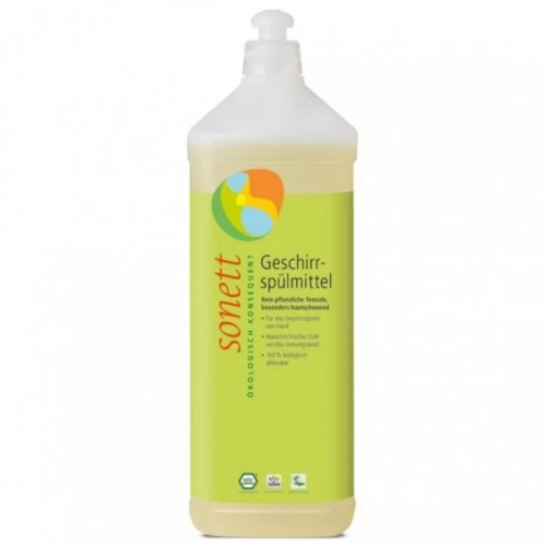 Βιολογικό υγρό πιάτων λεμόνι 1L SONETT