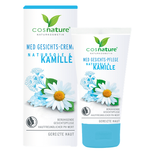 Βιολογική Κρέμα Προσώπου με Χαμομήλι & Υαλουρονικό Οξύ 50ml  Cosnature Naturkosmetik
