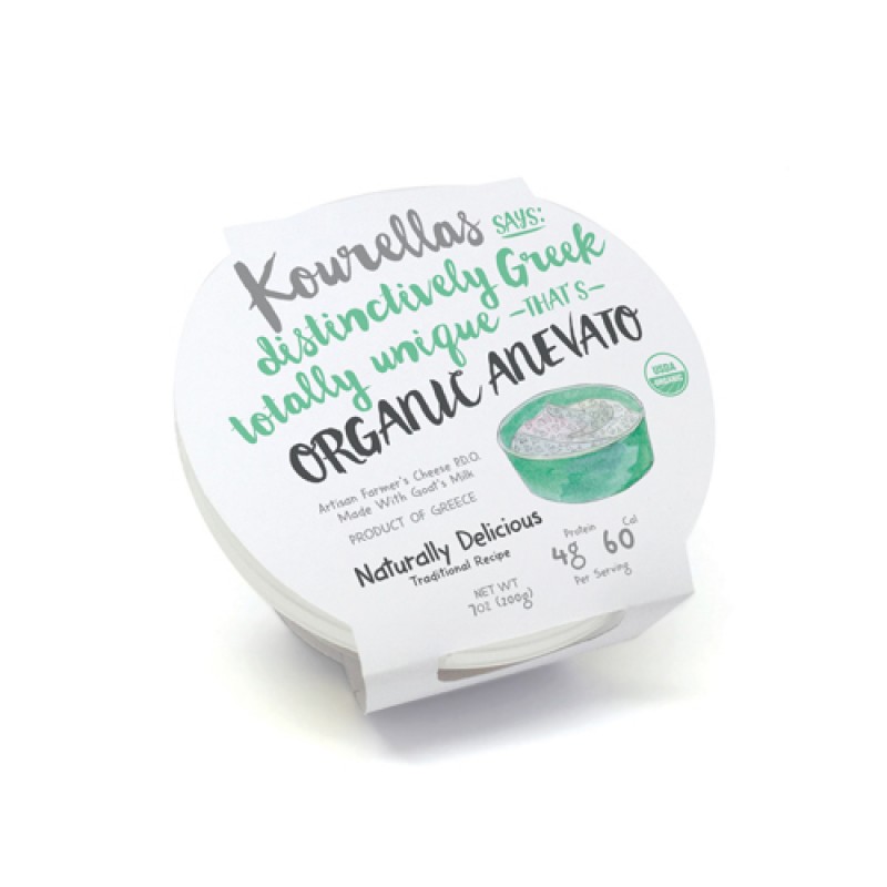 Βιολογικό Κατσικίσιο Τυρί Ανεβατό Γρεβενών "Κουρέλλας" 200gr