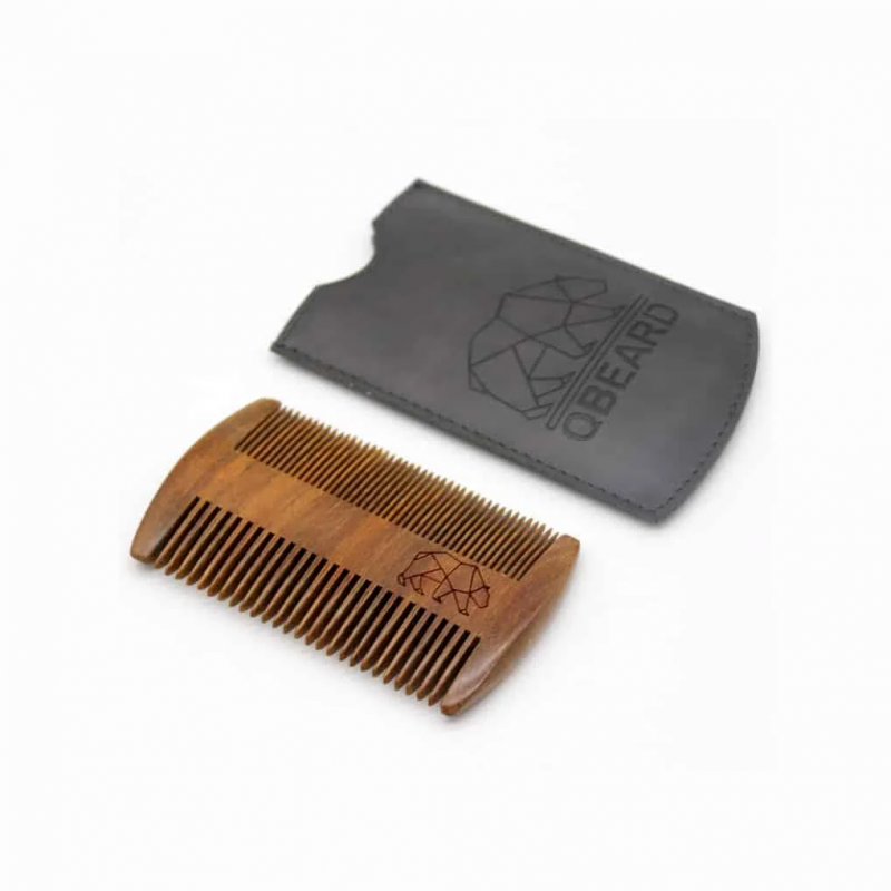 Χτένα ανδρική για μούσι με θήκη Unique Man 25gr