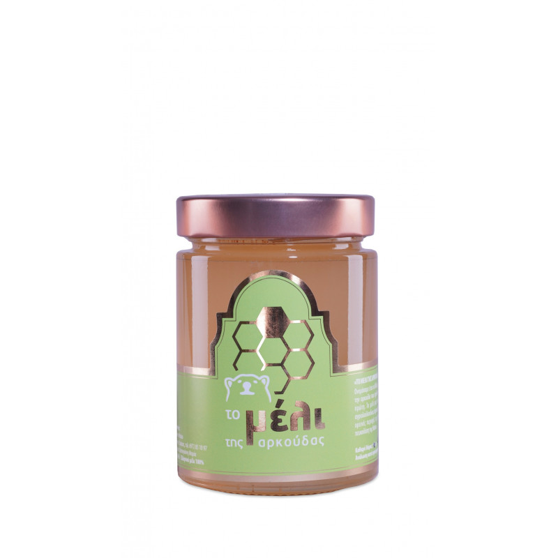Βιολογικό μέλι Ακακίας 440gr Μέλι της Αρκούδας