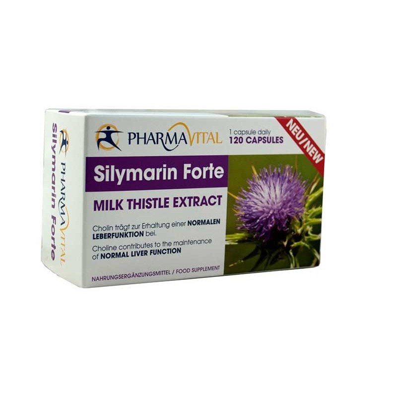 Βιολογικό Γαιδουράγκαθο 120 ταμπλέτες SILYMARIN FORTE 120 CAPS PHARMAVITAL Βιολογικό Γαιδουράγκαθο 120 ταμπλέτες SILYMARIN FORTE 120 CAPS PHARMAVITAL