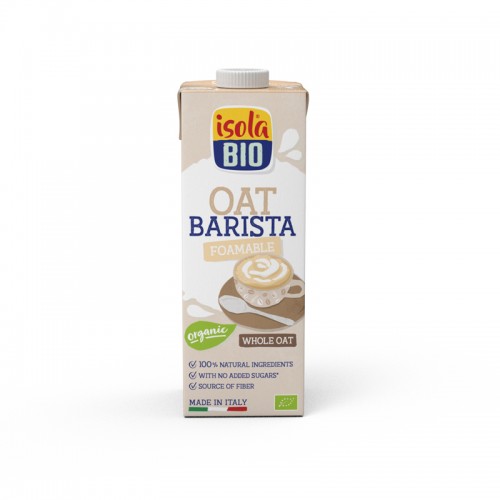 Βιολογικο Ρόφημα βρωμης Barista (Αφρόγαλα) χωρις γλουτενη και χωρις Λακτόζη 1L Isola