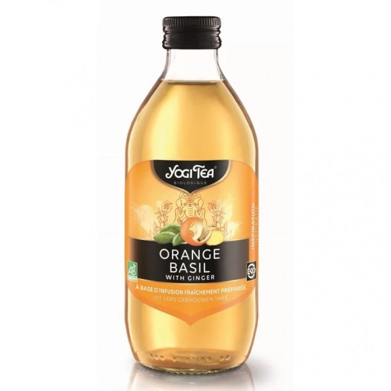 Βιολογικό Τσάι Ice tea Πορτοκαλι Βασιλικός Τζιντζερ 330ml Yogi Βιολογικό Τσάι Ice tea Πορτοκαλι Βασιλικός Τζιντζερ 330ml Yogi