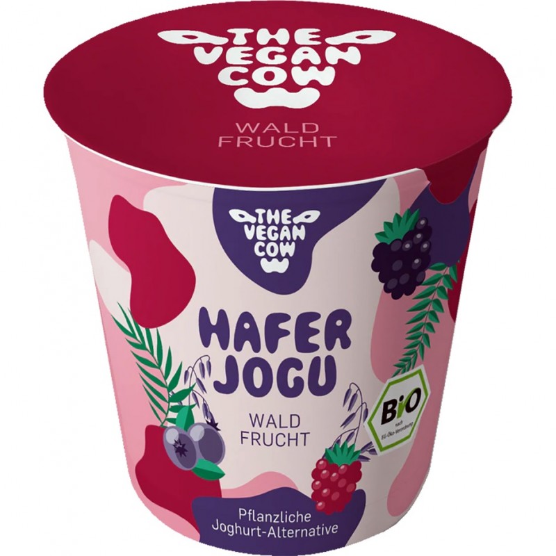 Βιολογικό επιδόρπιο Βρώμης φρούτα του δάσους χωρίς Λακτόζη 150gr Cow Cow