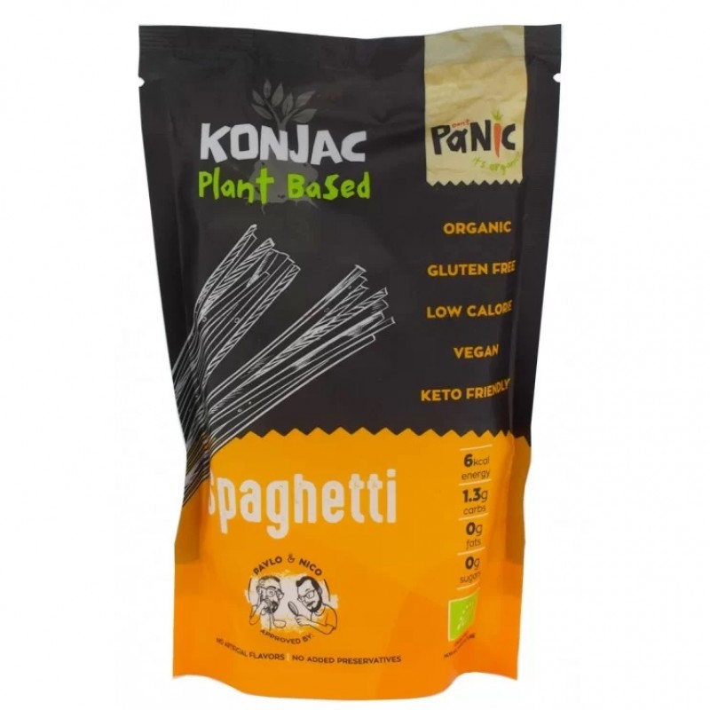 Βιολογικο Σπαγγέτι Konjac χωρίς Γλουτενη keto friendly 270gr  Bio Panic