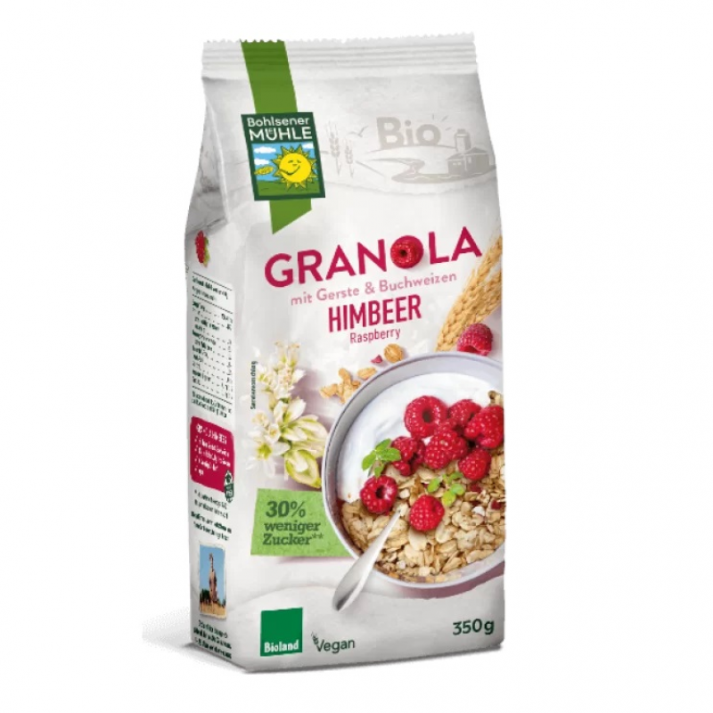 Βιολογική Γκρανολα Granola Σμέουρο 350gr Bioland