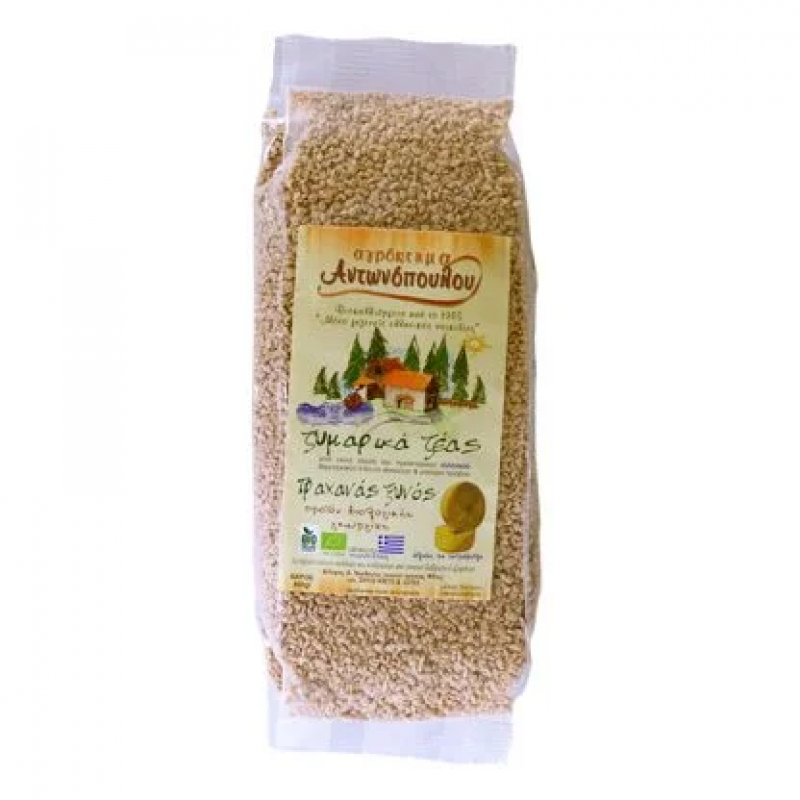 Βιολογικός τραχανάς ξινός Ζέας (Δίκκοκο) 400gr Αγρόκτημα Αντωνόπουλου