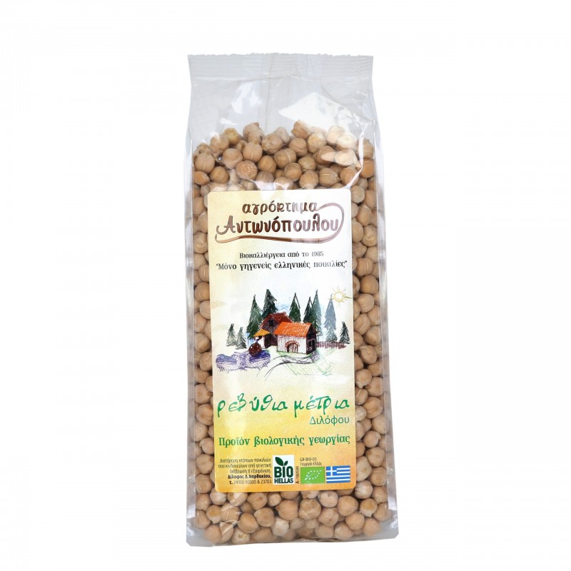Βιολογικά Ρεβύθια μέτρια 500gr Αγρόκτημα Αντωνόπουλου