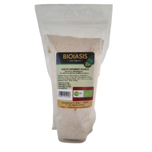 Βιολογικό Αλεύρι Βρώμης Ολικής 500gr Bioiasis Βιολογικό Αλεύρι Βρώμης Ολικής 500gr Bioiasis