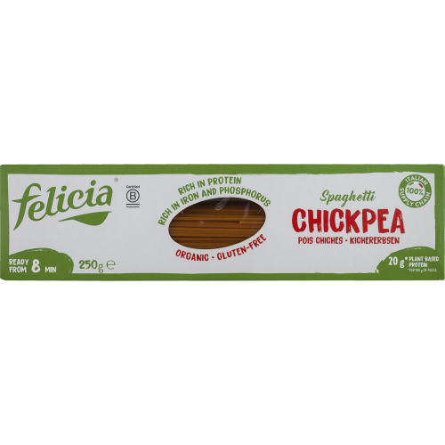 Βιολογικό Σπαγγέτι Ρεβυθιού χωρίς Γλουτένη 250gr Felicia