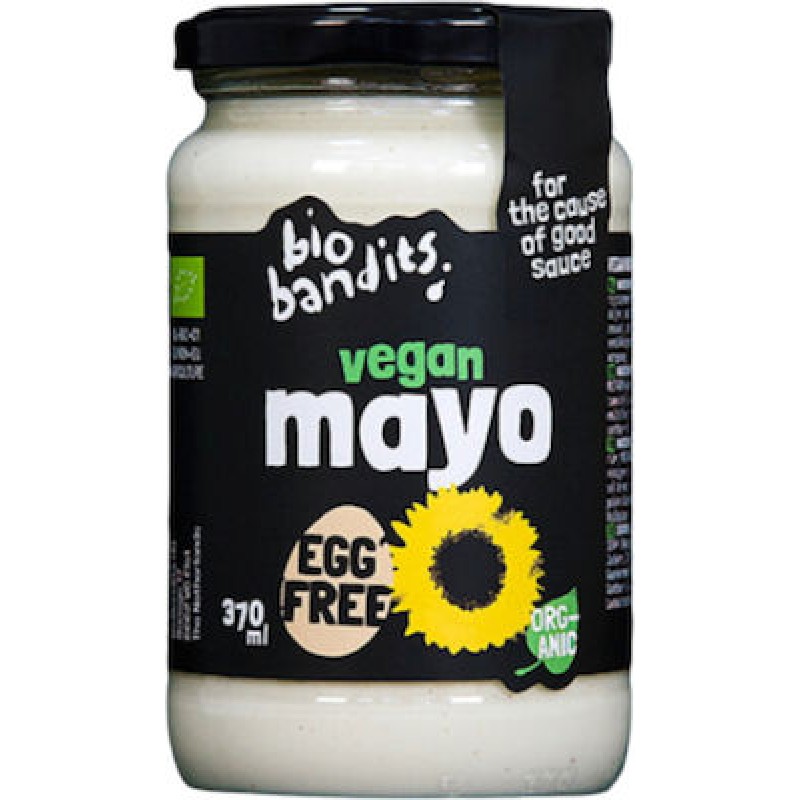 Βιολογική μαγιονέζα χωρίς αυγό Vegan 370ml bio bandits