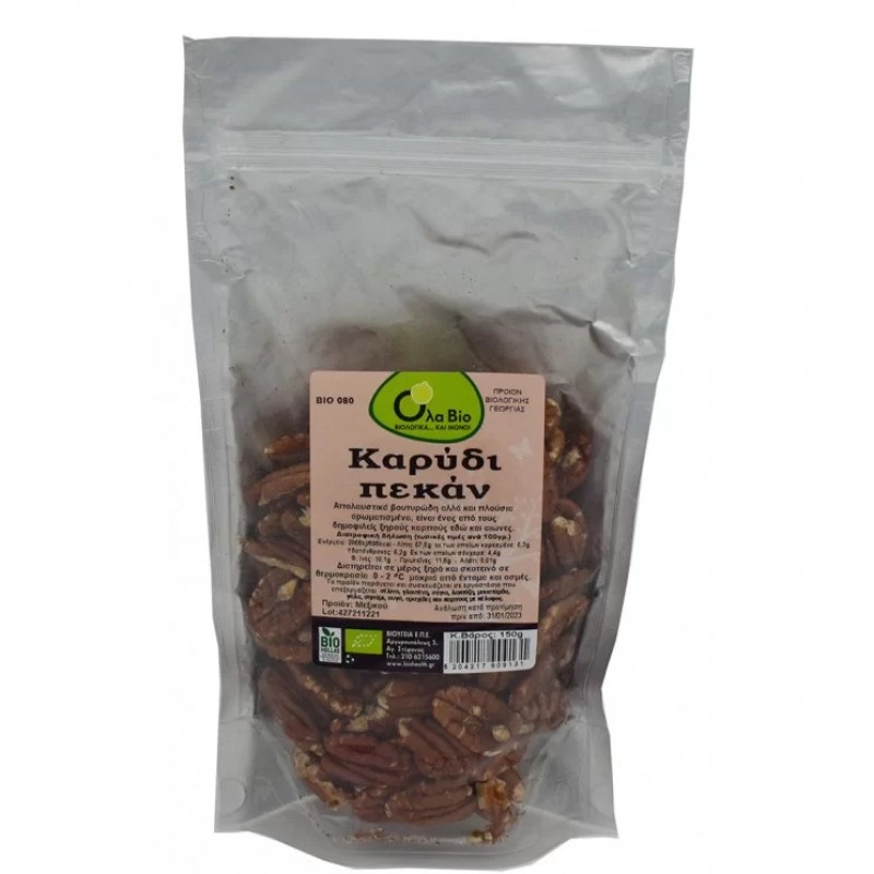 Βιολογικό καρύδι Πεκάν 150gr Ola bio
