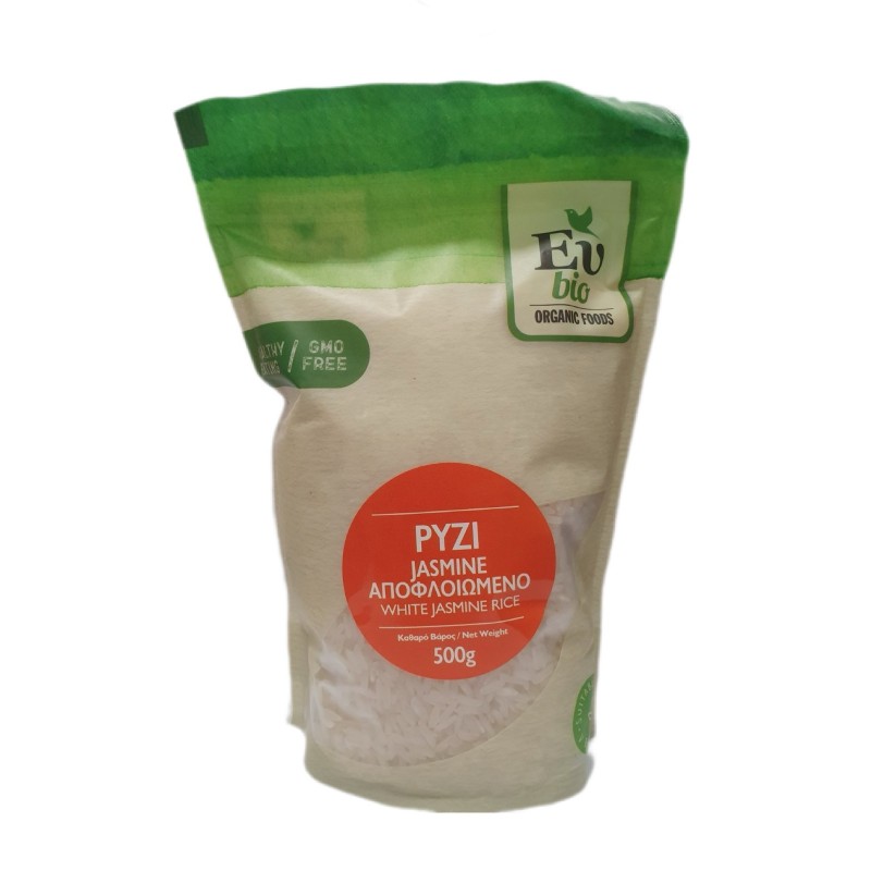 Βιολογικό ρύζι Jasmine 500gr Eu bio