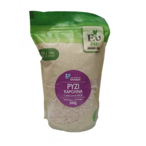 Βιολογικό Ρύζι Καρολίνα 500gr Eu bio