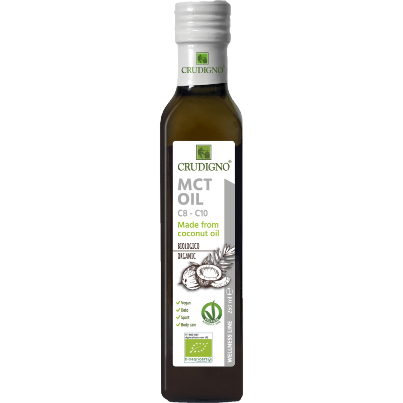 Βιολογικό λάδι Καρύδας MCT 250ml CRUDIGNO