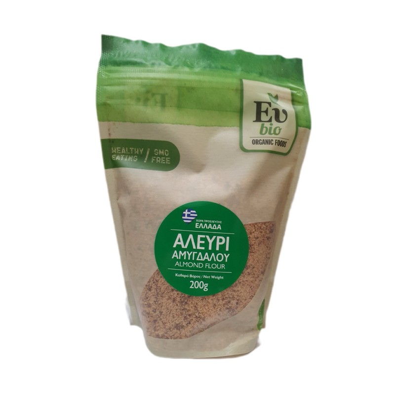 Βιολογικό αλεύρι Αμυγδάλου 200gr Eu bio