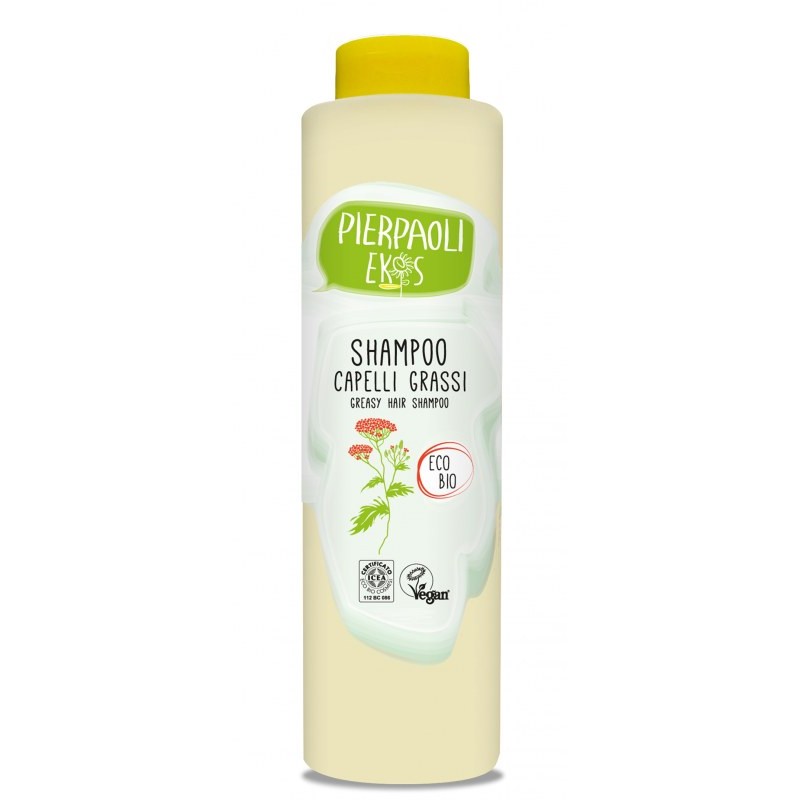 Βιολογικό Σαμπουάν για Λιπαρά μαλλιά με οργανικό εκχύλισμα Αχίλλειας 500ml Ekos