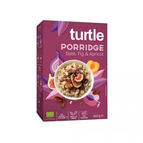 Βιολογικός χυλός Βρώμης Porridge OAT με Χουρμάδες Σύκα & Βερίκοκα χωρίς ζάχαρη 450gr Turtle Βιολογικός χυλός Βρώμης Porridge OAT με Χουρμάδες Σύκα & Βερίκοκα χωρίς ζάχαρη 450gr Turtle
