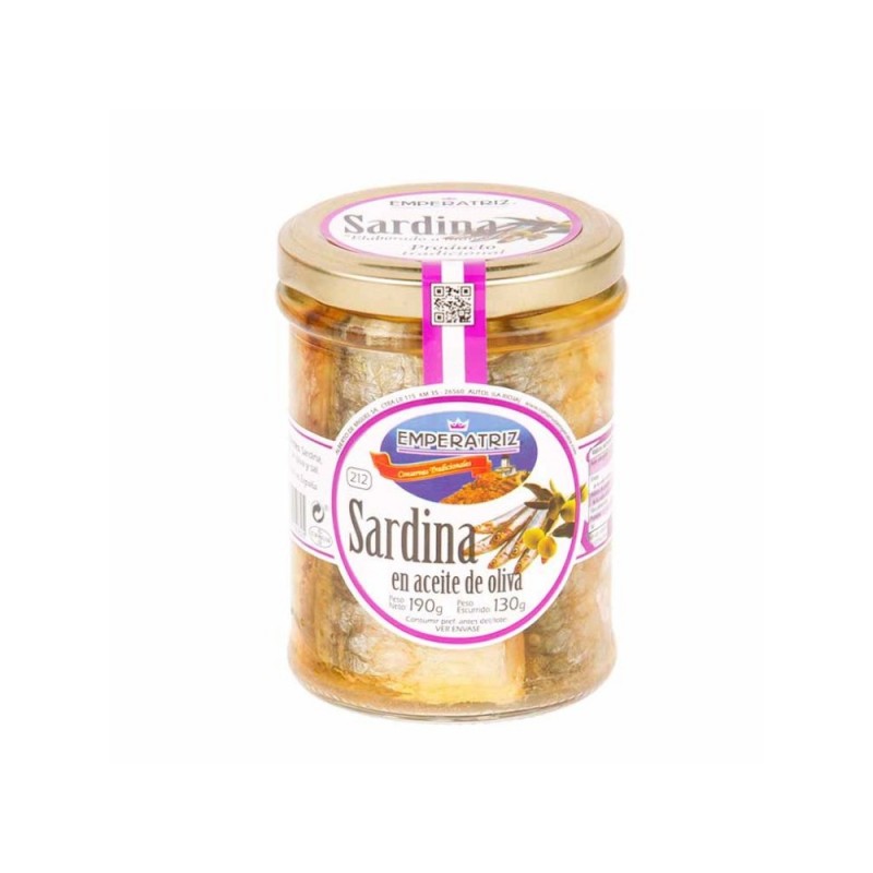 Βιολογικές Σαρδέλες Ισπανίας Φιλέτο 200gr EMPERATRIZ