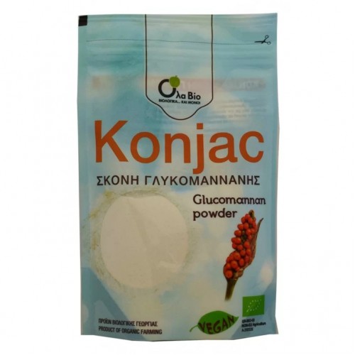 Βιολογική Γλυκομαννάνη σκόνη organic konjac powder 100gr Ola bio