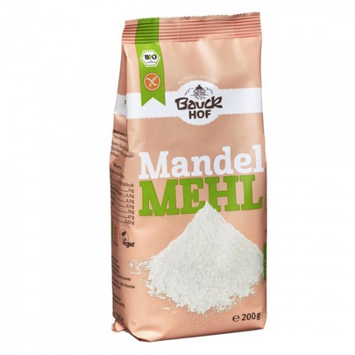 Βιολογικό αλεύρι Αμυγδάλου χωρίς Γλουτένη 200gr BAUCK