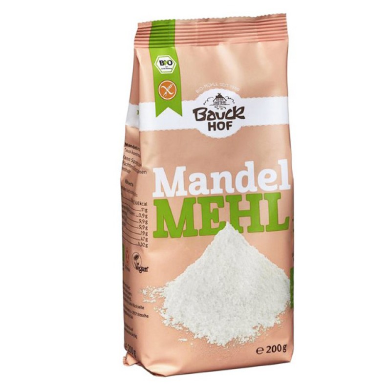 Βιολογικό αλεύρι Αμυγδάλου χωρίς Γλουτένη 200gr BAUCK