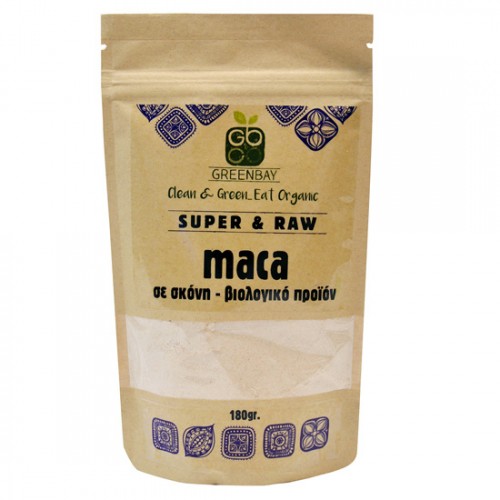 Βιολογική Μάκα σκόνη Maca powder 180gr Green Bay