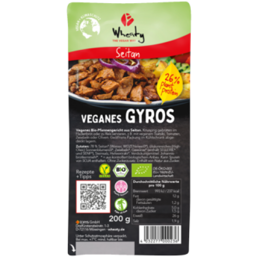 Βιολογικός Γύρος χορτοφαγικός GYROS VEGAN 200gr