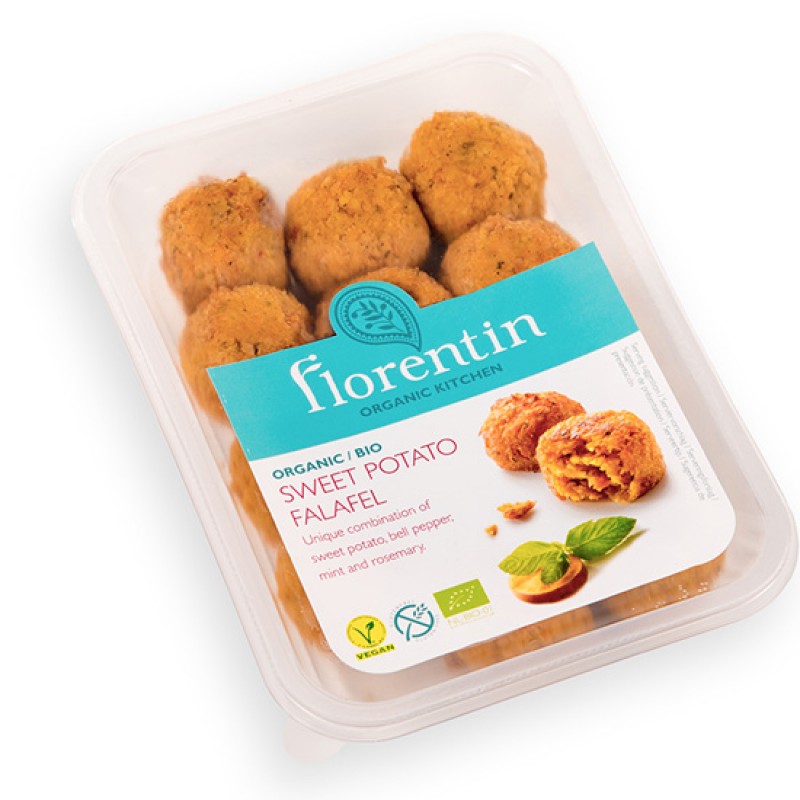 Βιολογικό Φαλάφελ (Ρεβυθοκεφτέδες) χωρίς Γλουτένη με Γλυκοπατάτα & Βότανα Vegan 240gr Fiorentin