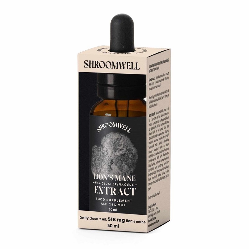 Βάμμα εκχύλισμα μανιταριού Lion’s Mane 30ml SHROOMWELL