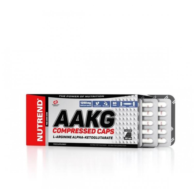 Αργινίνη AAKG Compressed 1100mg/caps 120caps 220gr NUTREND Αργινίνη AAKG Compressed 1100mg/caps 120caps 220gr NUTREND