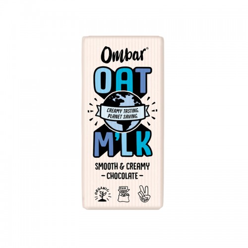 Βιολογική σοκολάτα με γάλα Βρώμης χωρίς γαλακτοκομικά 70gr Ombar