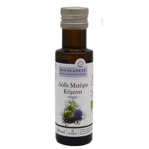 Βιολογικό Έλαιο μαύρο Κύμινο Nigella Sativa 100ml bioplanete