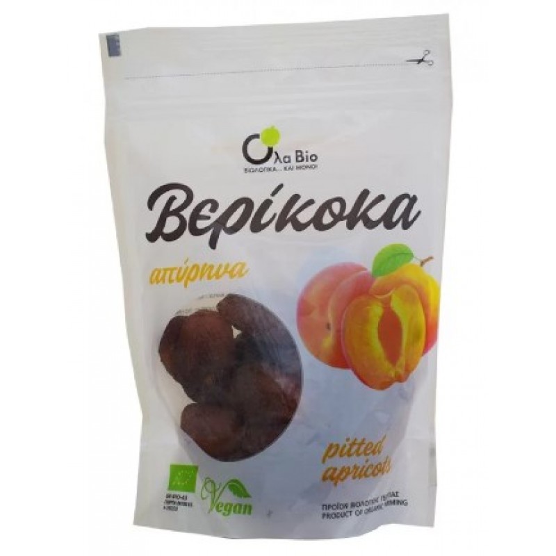 Βιολογικά Βερίκοκα απύρηνα 200gr  Ola bio