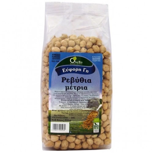 Βιολογικά ρεβύθια μέτρια Ελληνικά 500γρ Ola bio