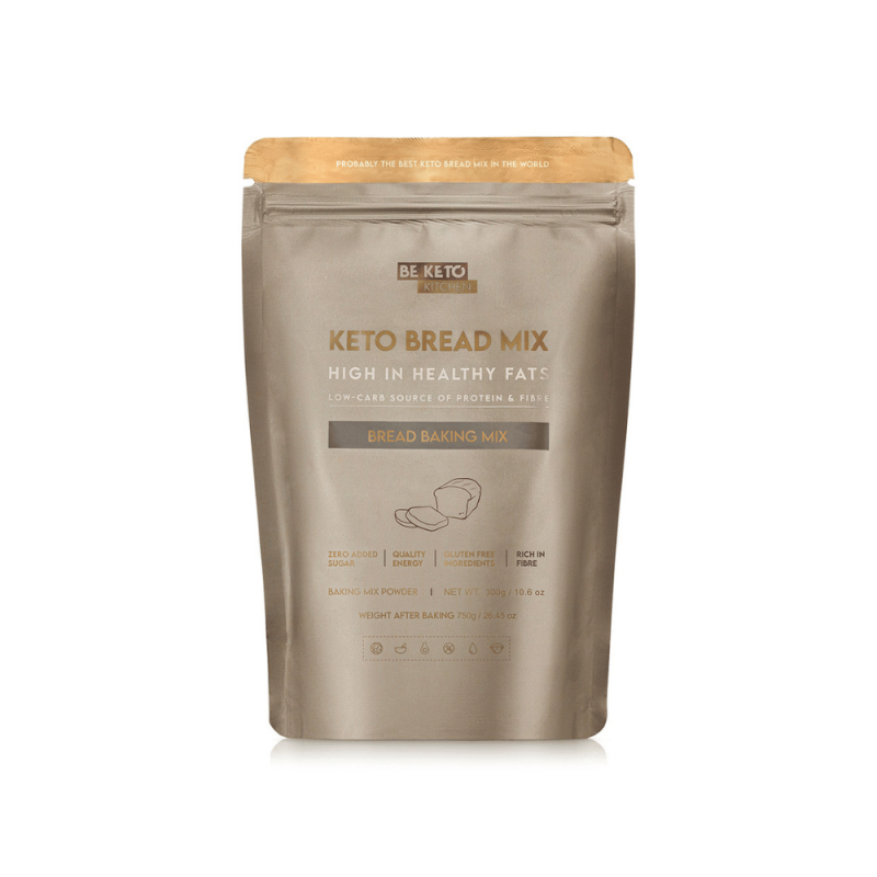 Μείγμα ψωμιού KETO BREAD MIX χωρίς ζάχαρη & χωρίς Γλουτένη 300gr BE KETO