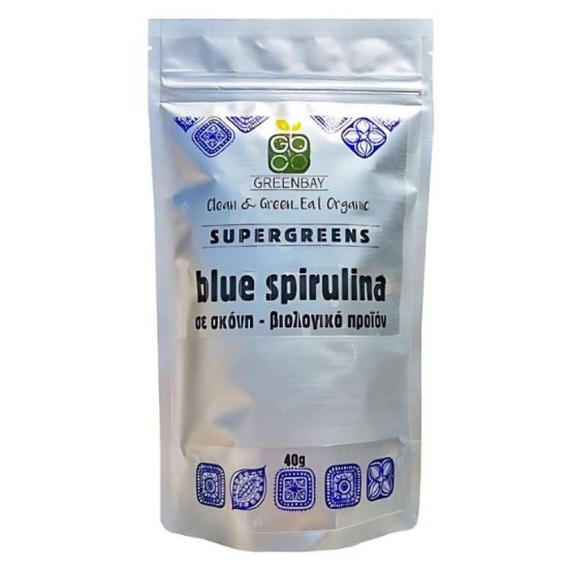 Βιολογική Μπλε Σπιρουλίνα σκόνη 150gr Greenbay