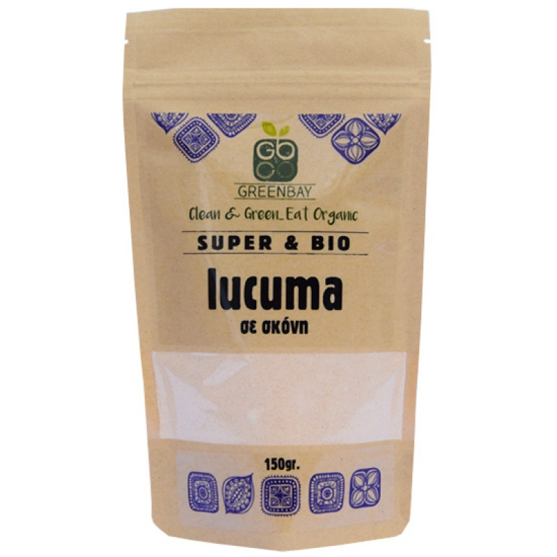 Βιολογική ΛΟΥΚΟΥΜΑ σκόνη Lucuma powder 150gr Greenbay