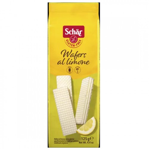 Βιολογικές Γκοφρέτες με γέμιση λεμόνι χωρίς Γλουτένη & χωρίς φοινικέλαιο 125gr Schar