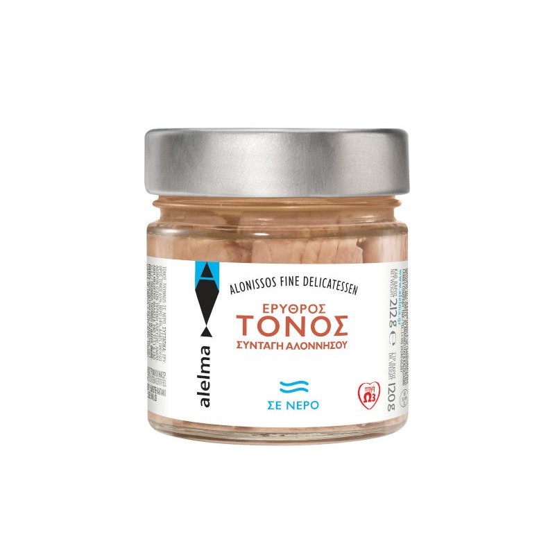 Τόνος Αλοννήσου Ερυθρός σε νερό 212gr Alelma