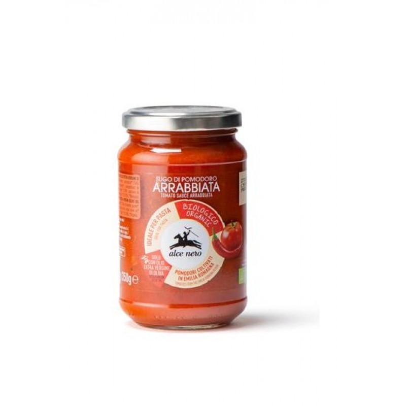 Βιολογική Σάλτσα Αραμπιάτα Arrabbiata Alce Nero 200gr