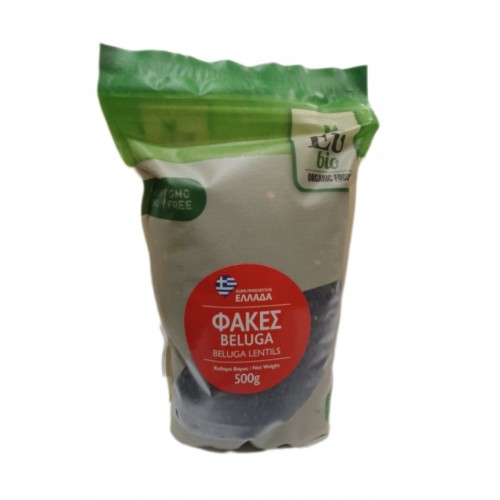 Βιολογικές φακές Beluga 500gr Eubio