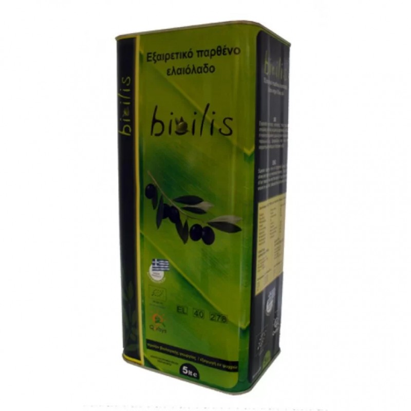 Βιολογικό εξαιρετικό παρθένο ελαιόλαδο Πελοποννήσου BIOILIS 5L