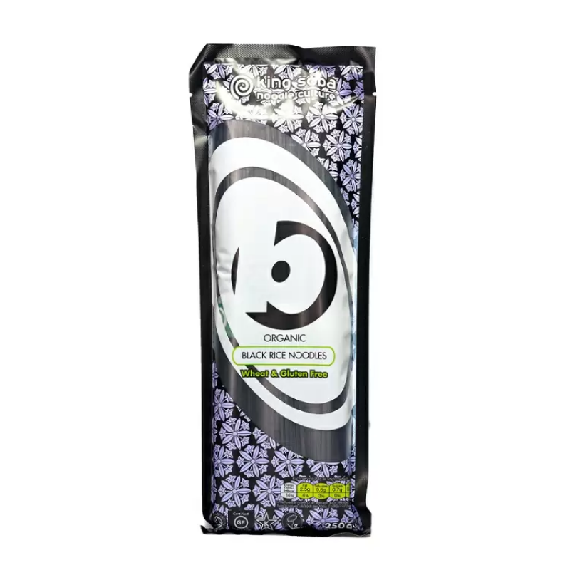 Βιολογικά Νουντλς noodles από μαύρο ρύζι χωρίς γλουτένη 250gr King Soba