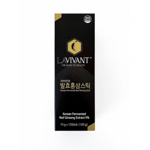 Κορεάτικο τζινσενκ κόκκινο ζυμωμένο σε στικς Ginseng red Fermented 10 sticks liquid 100gr LAVIVANT
