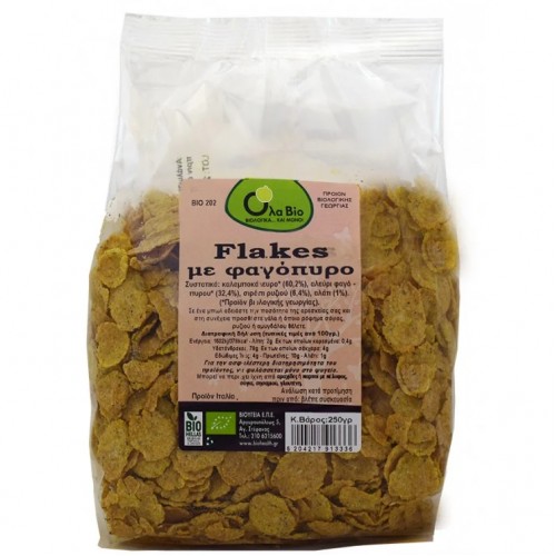 Βιολογικό Φαγόπυρο Flakes 250gr Ola bio Βιολογικό Φαγόπυρο Flakes 250gr Ola bio