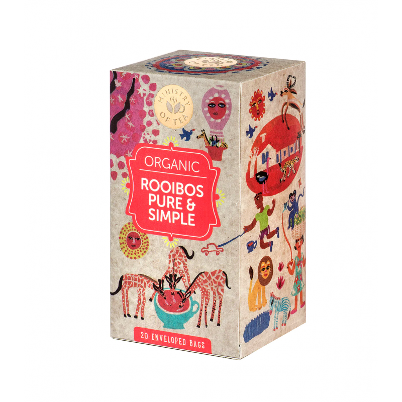 Βιολογικό Τσάι ROOIBOS χωρίς καφεΐνη 20bags 35gr Ministry of Tea