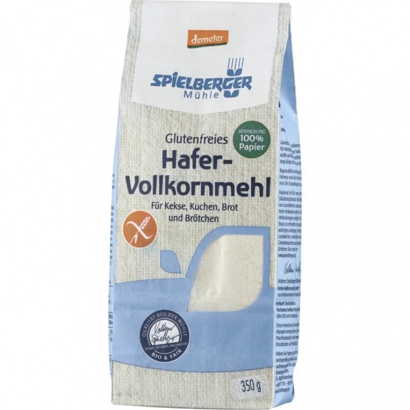 Βιολογικό Αλεύρι Βρώμης Demeter χωρίς γλουτένη 350gr Spielberg